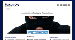 Desktop Screenshot of acutraq.com